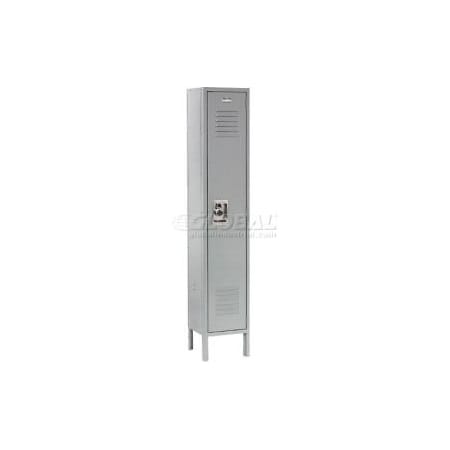 Infinity    Single Tier 1 Door Locker, 12Wx18Dx60H, Gray, Unassembled